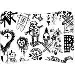 Scene Kid Sketches Velour Seat Head Rest Cushion