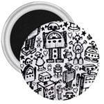 Robot Crowd 3  Magnets