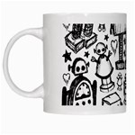 Robot Crowd White Mugs
