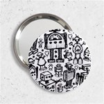 Robot Crowd 2.25  Handbag Mirrors