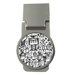 Robot Crowd Money Clips (Round) 