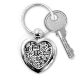 Robot Crowd Key Chain (Heart)