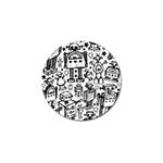 Robot Crowd Golf Ball Marker (10 pack)