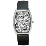 Robot Crowd Barrel Style Metal Watch