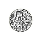 Robot Crowd Hat Clip Ball Marker (4 pack)