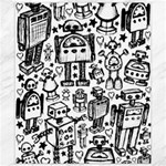 Robot Crowd Canvas 8  x 10 