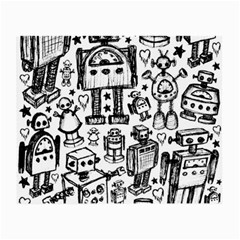 Robot Crowd Small Glasses Cloth (2 Sides) from ArtsNow.com Front