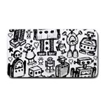 Robot Crowd Medium Bar Mats