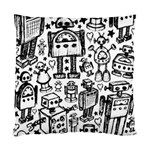Robot Crowd Standard Cushion Case (One Side)