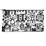 Robot Crowd Pencil Case