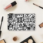 Robot Crowd Cosmetic Bag (Small)
