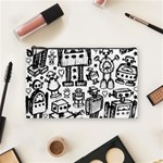 Robot Crowd Cosmetic Bag (Medium)