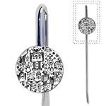 Robot Crowd Book Mark