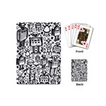 Robot Crowd Playing Cards Single Design (Mini)