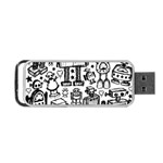 Robot Crowd Portable USB Flash (One Side)