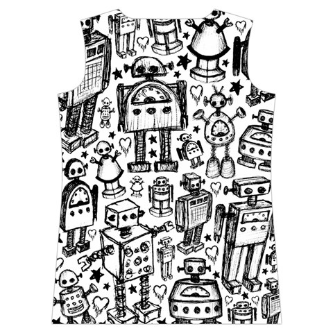 Robot Crowd Women s Basketball Tank Top from ArtsNow.com Back