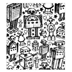 Robot Crowd Duvet Cover Double Side (King Size) from ArtsNow.com Front
