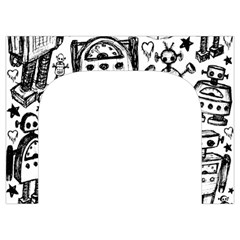 Robot Crowd Toiletries Pouch from ArtsNow.com Front
