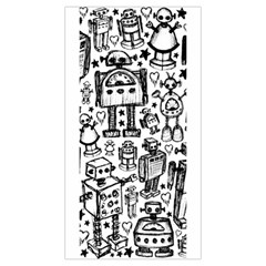 Robot Crowd Pleated Mini Skirt from ArtsNow.com Skirt Back