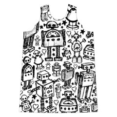 Robot Crowd Shoulder Cutout Velvet One Piece from ArtsNow.com Front