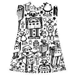 Robot Crowd Ruffle Detail Chiffon Dress from ArtsNow.com Front