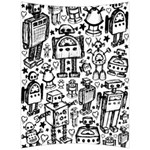 Robot Crowd Back Support Cushion