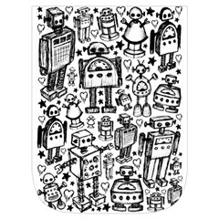 Robot Crowd Waist Pouch (Large) from ArtsNow.com Front Pocket