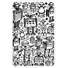 Robot Crowd Belt Pouch Bag (Large) from ArtsNow.com Back