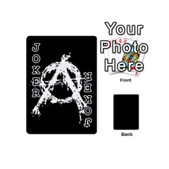Anarchy Playing Cards 54 Designs (Mini) from ArtsNow.com Front - Joker1