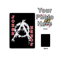 Anarchy Playing Cards 54 Designs (Mini) from ArtsNow.com Front - Joker2
