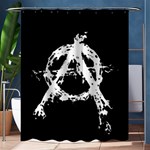 Anarchy Shower Curtain 60  x 72  (Medium) 