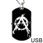 Anarchy Dog Tag USB Flash (One Side)