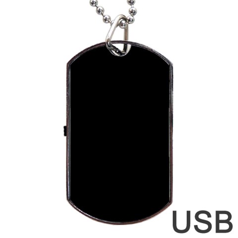 Anarchy Dog Tag USB Flash (Two Sides) from ArtsNow.com Back