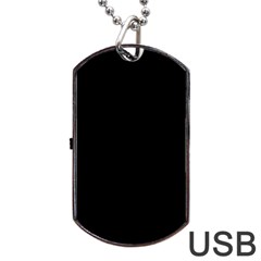Anarchy Dog Tag USB Flash (Two Sides) from ArtsNow.com Back
