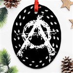 Anarchy Oval Filigree Ornament (Two Sides)