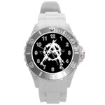 Anarchy Round Plastic Sport Watch (L)