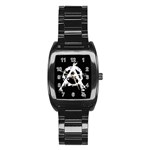 Anarchy Stainless Steel Barrel Watch