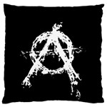 Anarchy Large Flano Cushion Case (One Side)