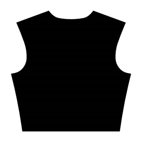 Anarchy Cotton Crop Top from ArtsNow.com Back