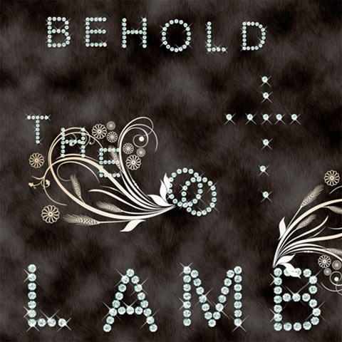 Behold The Lamb ScrapBook Page 12  x 12   from ArtsNow.com 12 x12  Scrapbook Page - 1