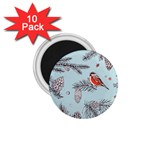 Christmas birds 1.75  Magnets (10 pack) 