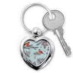 Christmas birds Key Chain (Heart)