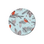 Christmas birds Magnet 3  (Round)