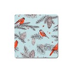 Christmas birds Square Magnet