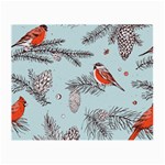 Christmas birds Small Glasses Cloth