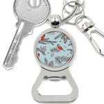 Christmas birds Bottle Opener Key Chain