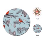 Christmas birds Playing Cards Single Design (Round)