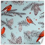 Christmas birds Canvas 16  x 16 