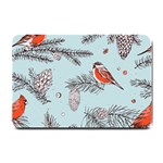 Christmas birds Small Doormat 