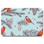 Christmas birds Large Doormat 